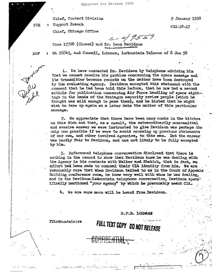 Typed document with handwritten notes about a case.