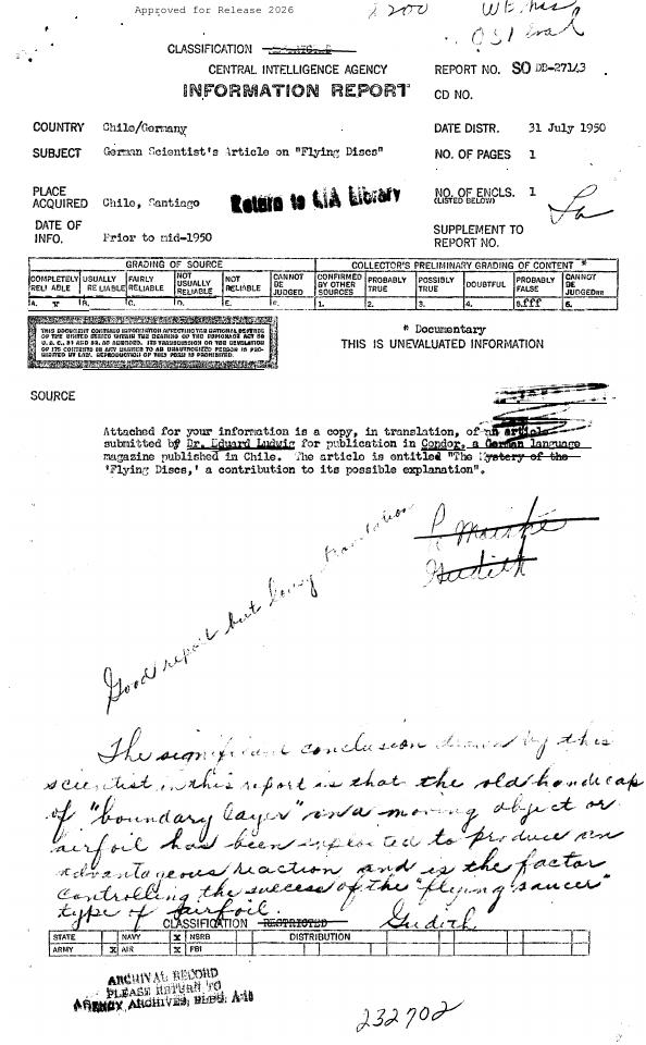 An Information Report with handwritten notes.