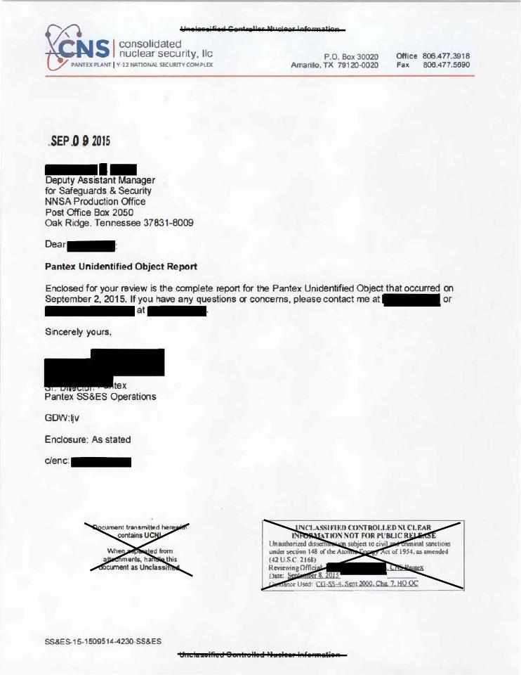 A document shows a black and white image from a ground surveillance radar tower, with a small object circled in red in the sky above a flat landscape.