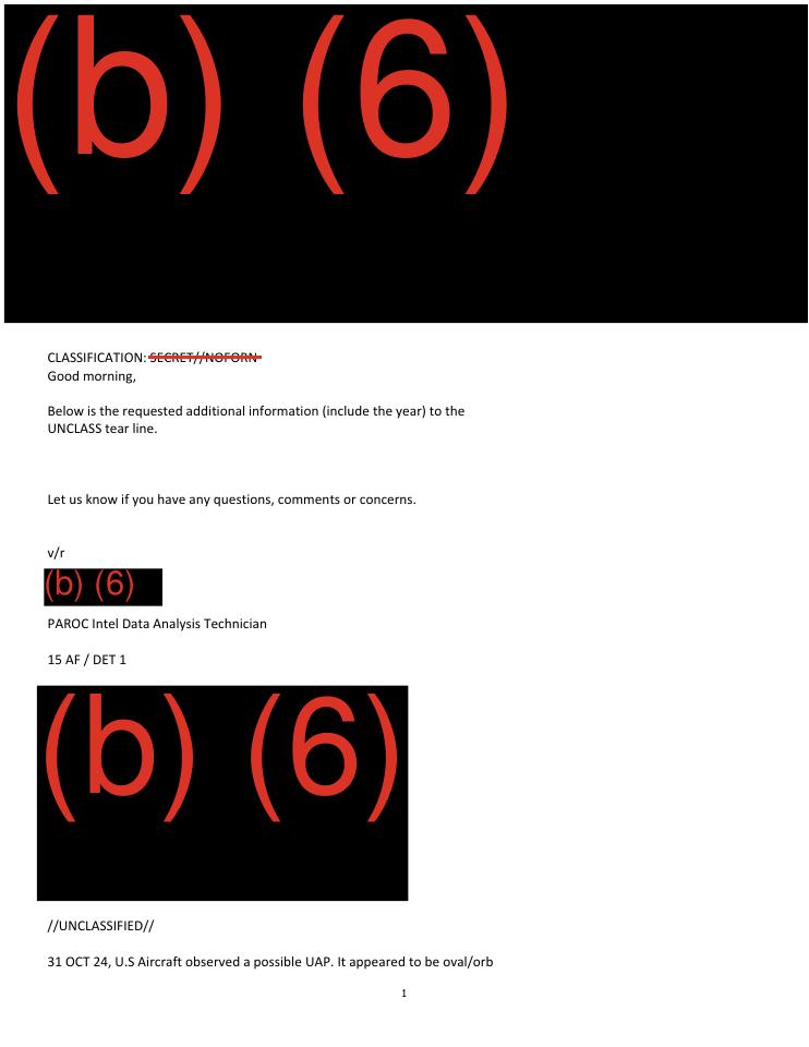 Heavily redacted document showing email correspondence.