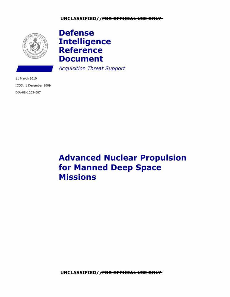 Illustrations of engineering concepts designed  to withstand large energy differentials within a theoretical nuclear explosion-powered propulsion system for deep-space travel.