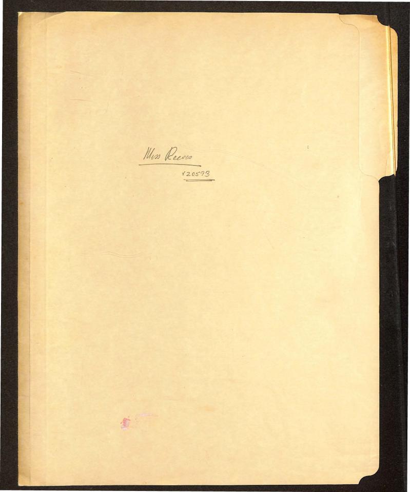 Folder with handwriting.