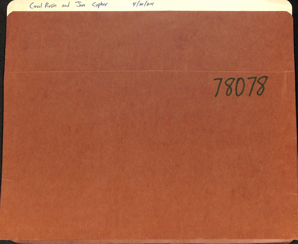 Brown file folder labeled with the number 78078.